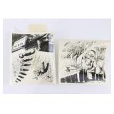 (2) WWII SHAEF Censored News Cartoons
