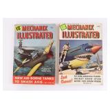 (2) 1942 Mechanix Illustrated Magazines