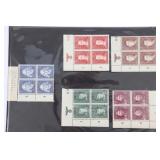 (5) Blocks of Nazi Occupied Poland Stamps