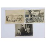 (3) WWII Japanese Soldier Portrait Photos