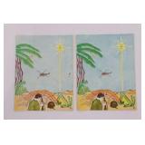 (2) VN War Christmas Dinner 1965 Menus
