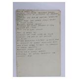 WWII 8th AAF Cloth Bombing Mission Map