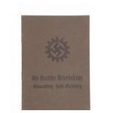 Nazi DAF Booklet (1936)