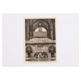 Nazi Postcard-SS Guards at Honor Temple