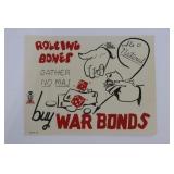 U.S. Army Canal Zone War Bond Poster