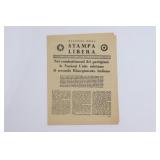 WWII Propaganda Leaflet -Italians