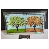 Peggy Karr Art Glass Plate