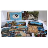 Vintage Travel Post Cards - Including Giant Post