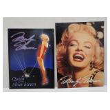Pair of Metal Marilyn Monroe Signs