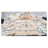 Vintage Linens - used, some staining