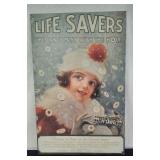 Metal Life Savers Advertising Sign