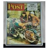 Metal Saturday Evening Post Sign