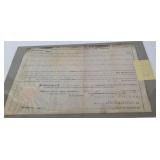 Original 1855 Marshall County, Iowa Land Grant