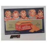 Metal National Biscuit Co. Advertising Sign