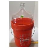 Glass Carboy in a Bucket (stuck together)