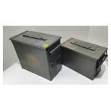 (2) Ammo Cans & misc contents - NO SHIP