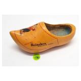 Vintage Heineken Wood Shoe