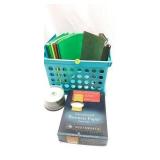 Storage Tote of Office Supplies