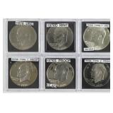 (6) 1976 Eisenhower Dollar. Type Set. All Versions