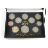 2008 Philladelphia Mint Set in Presentation Case