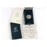 1991 Korean War Memorial Proof Silver Dollar