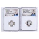 (2) 2019-S Silver Roosevelt Proof Dimes