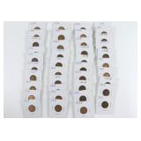 40 Lincoln Wheat cents