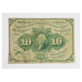 1862 Ten Cent Postal Currency