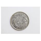 1939 Canadian 50 Cent Silver