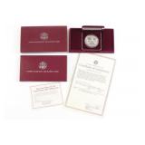 1988 US Olympic Coin Proof Silver Dollar