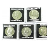 (5) 1976-S Kennedy Half Dollars. 40% Silver