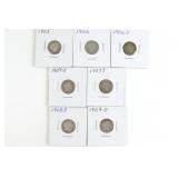 (7) Barber Dimes
