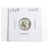 1939 Mercury Dime