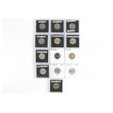 (13) Jefferson Nickels