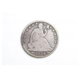 1854-O Seated Liberty Half Dollar
