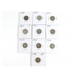 (10) Barber Dimes