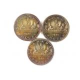(3) 1972 Canadian Silver Dollar