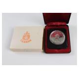 1977 Silver Jubilee Silver Dollar in Presentation