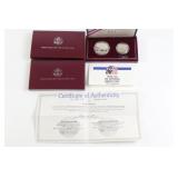 1992 US Olympic Two Coin Proof Set
