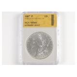 1887 Morgsn Dollar   SGS MS66