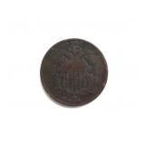 1866 Shield Nickel with Rays