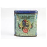 Vintage Bagdad Short Cut Fat Vertical Tobacco Tin