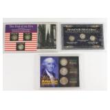 3 US Silver Coin Collector Sets