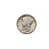 1939-D Mercury Head Dime