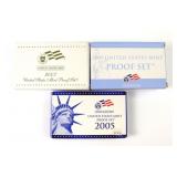 2005, 2007 & 2009 Proof Sets