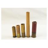 (5) Antique 4, 8 &10 Ga. Display Cartridges