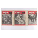 (3) YANK Magazines from Summer 1944
