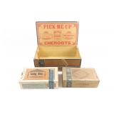 (3) Antique Wooden Cigar Boxes