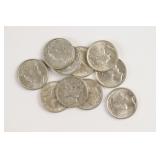 (10) Higher Grade Mercury Head Dimes