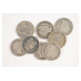 (10) Barber Dimes